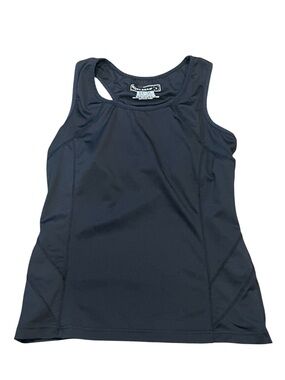 Tek Gear Black Racerback Performance Tank Black Size Large